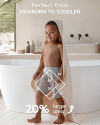 Hooded baby towels made from organic cotton, perfect for post-bath comfort