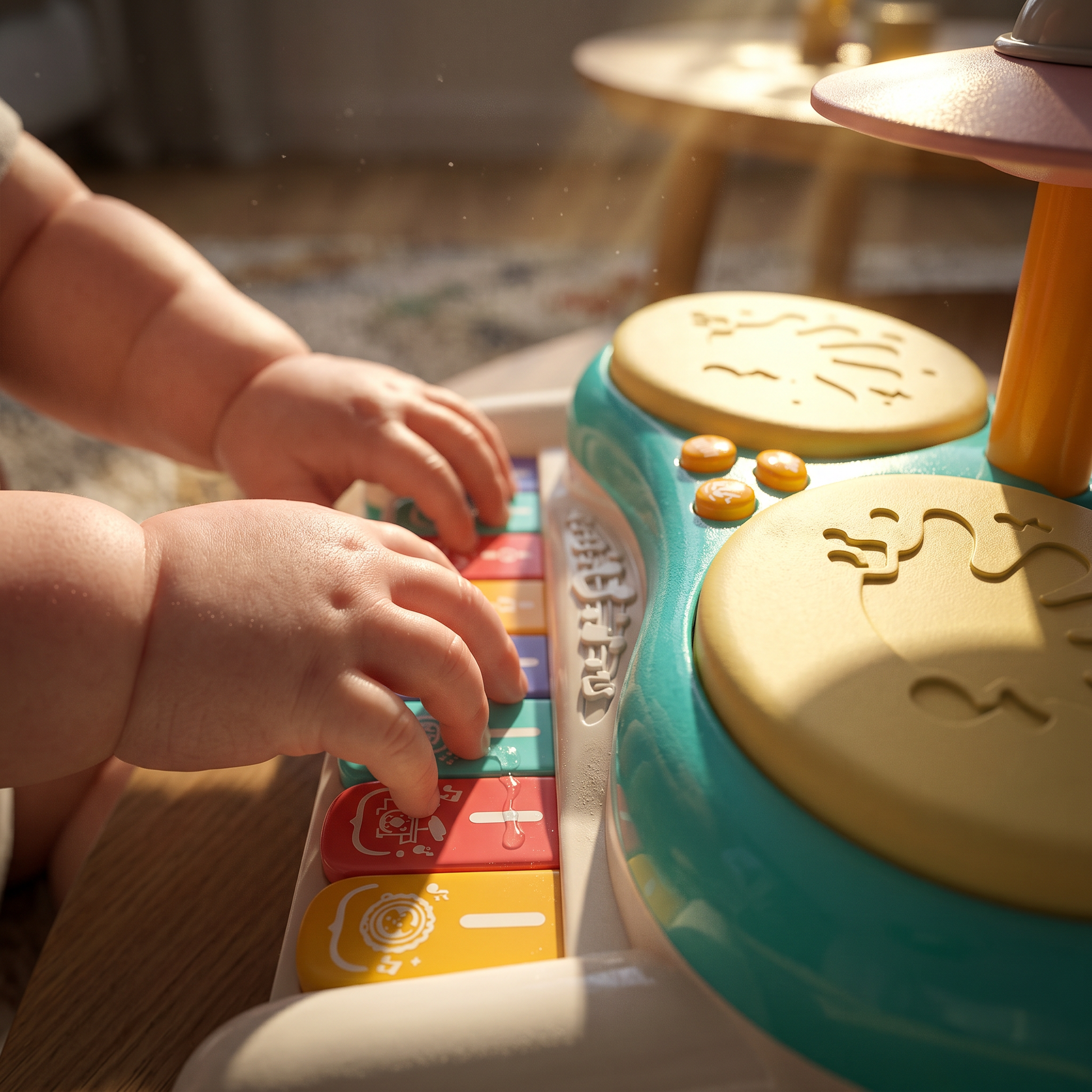 Baby jazz drum instrument toy for boys and girls
