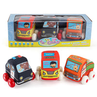 Baby learning toy cars set for motor skills development
