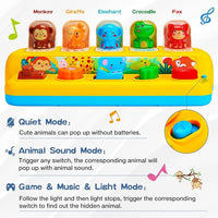 Baby learning toy with music and lights interactive toy for toddlers