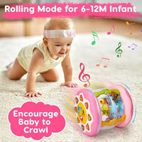 Baby light projector musical toy ocean theme sensory toy for infants