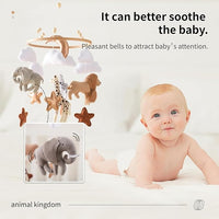 Size details of baby mobile for crib and cot