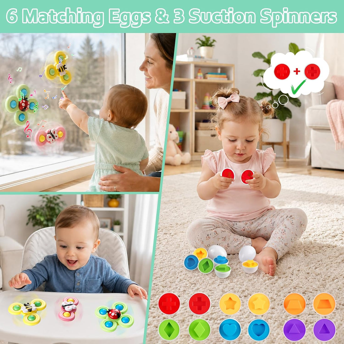 Montessori baby toy featuring a multi-activity design for hands-on play.