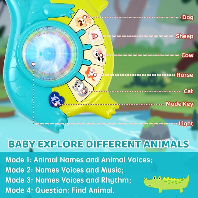 Baby musical learning toy with sounds educational toy for toddlers 12-18 months