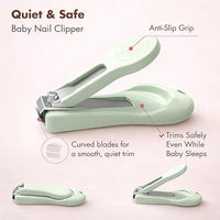 Complete Set of Baby Nail Clippers, Scissors, File, and Tweezers for Newborn and Toddler Nail Care