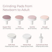 Steps for using an electric baby nail trimmer