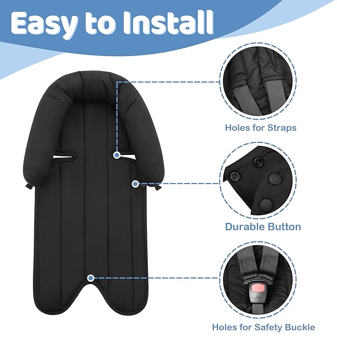 baby neck support cushion for travel and car seat use