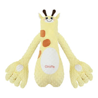 Baby patting pillow with soft moving palm