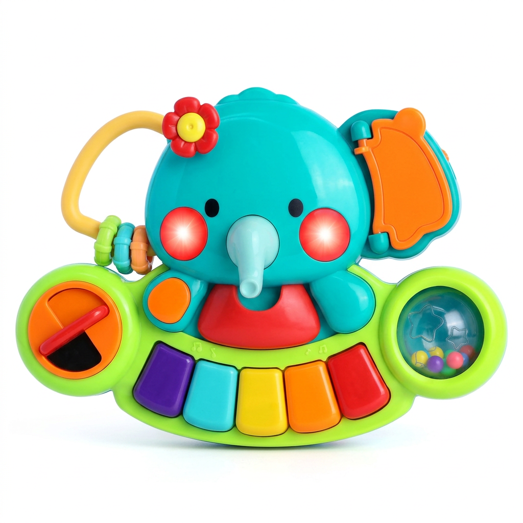Baby piano toy light up musical toy for infants 6 to 12 months early 