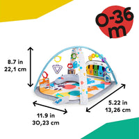Baby play gym with hanging toys sensory activity mat for newborn infants