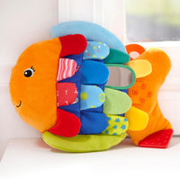 Baby sensory book Flip Fish with crinkling and mirror
