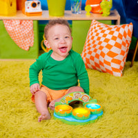 Baby sensory toy with lights, music and sound effects