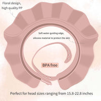 Baby Shampoo Protection Hat – Comfortable Silicone Shower Cap for Kids