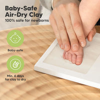 Baby Handprint Kit Gift for Baby Shower and New Mom Keepsake