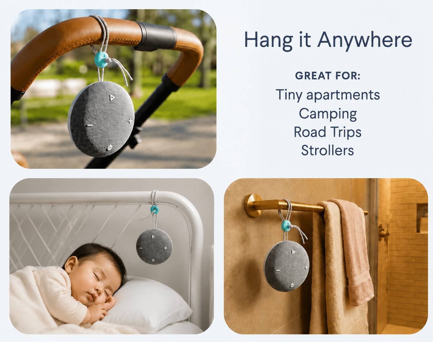 Baby Sleep Sound Machine With Bluetooth Speaker