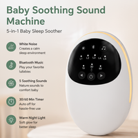 Compact baby sound machine angled product view