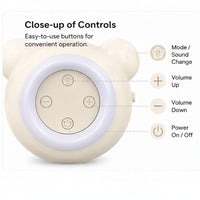 Baby Sound Machine with Power and Volume Control Buttons