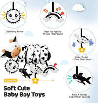 baby spiral toy plush hanging accessories for interactive play
