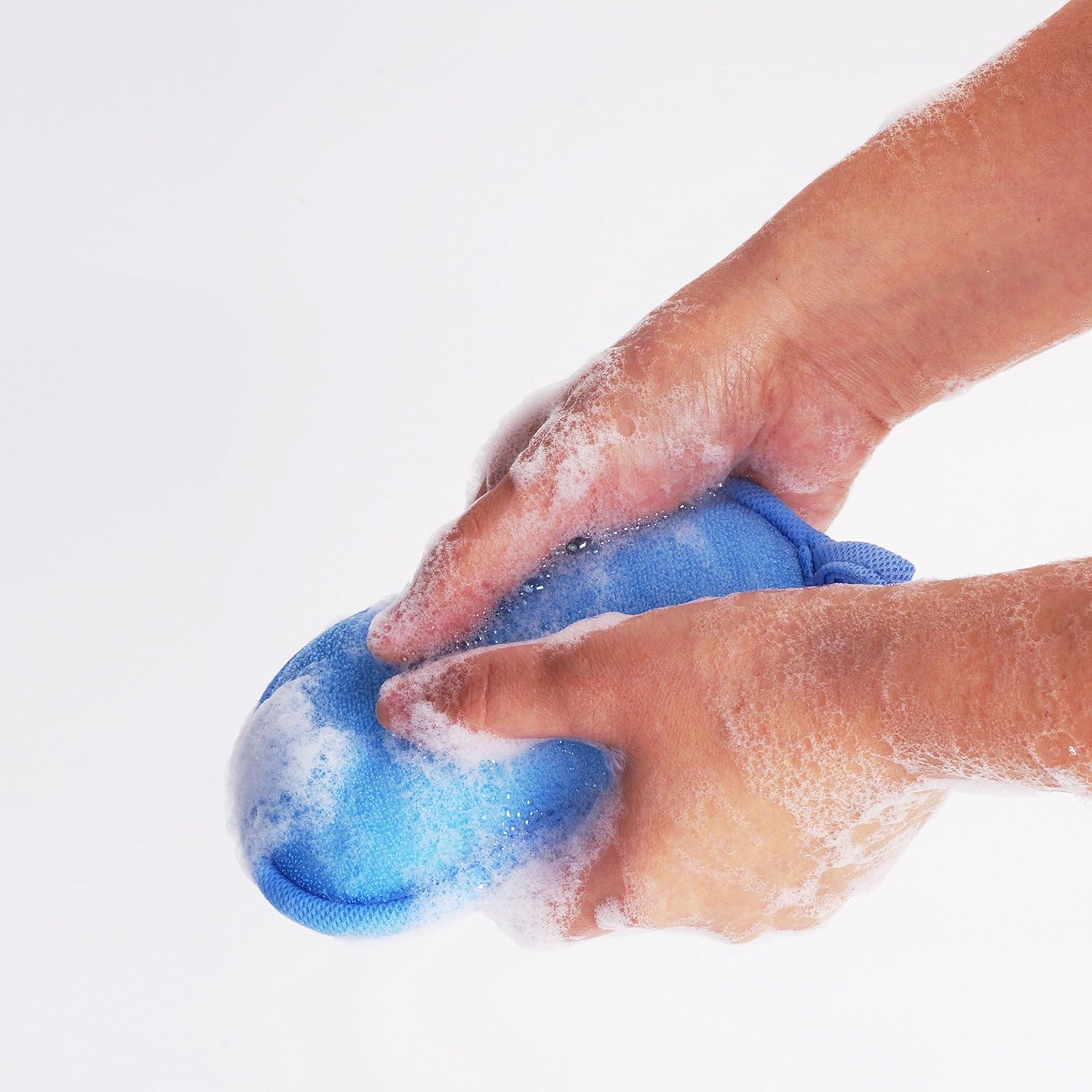 Close-Up of Soft Baby Bath Sponge for Gentle Cleansing