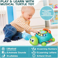 Baby Musical Turtle Toy For Early Learning And Fun
