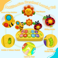Baby toy with 4 music modes for boys and girls