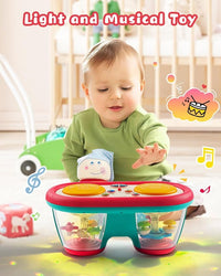 Baby toys 6 to 12 months musical drum instrument toy