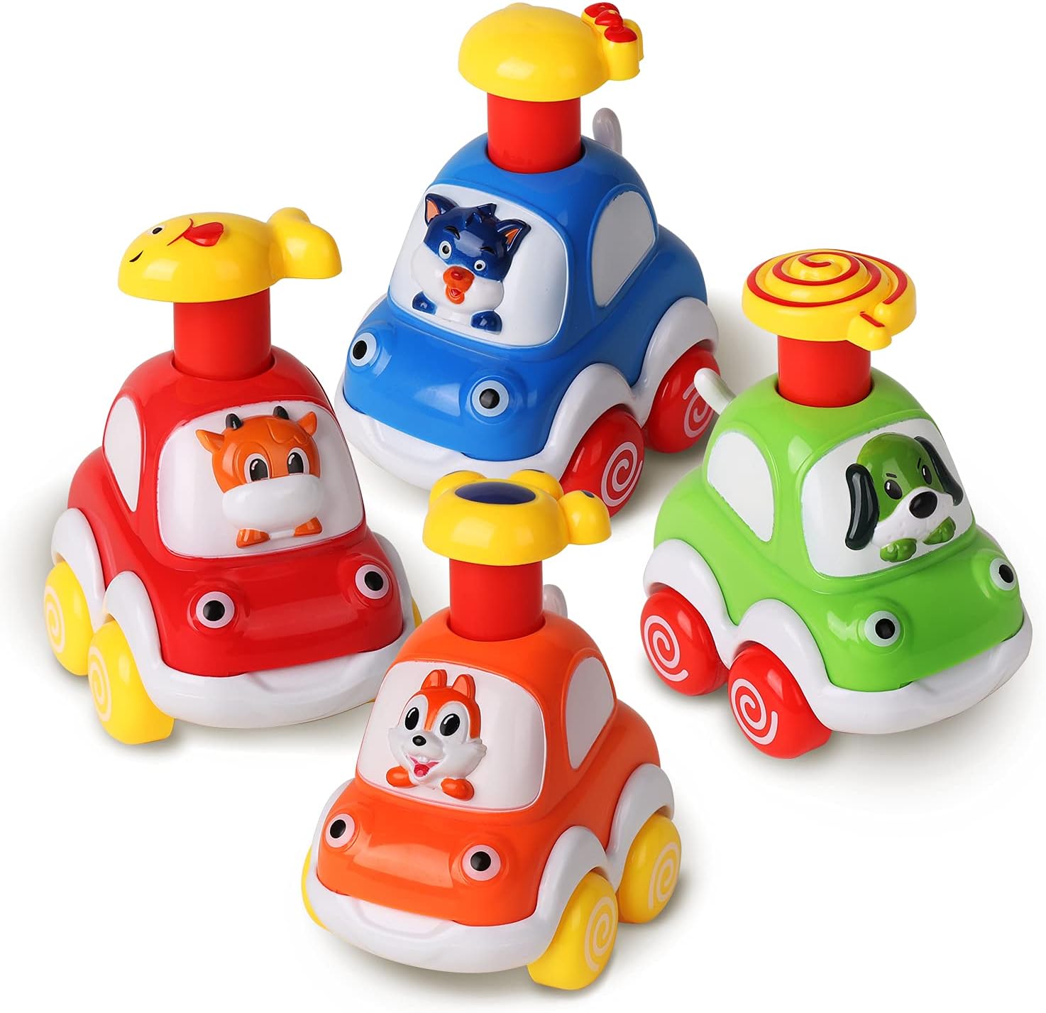Baby travel animal car toy set for toddlers
