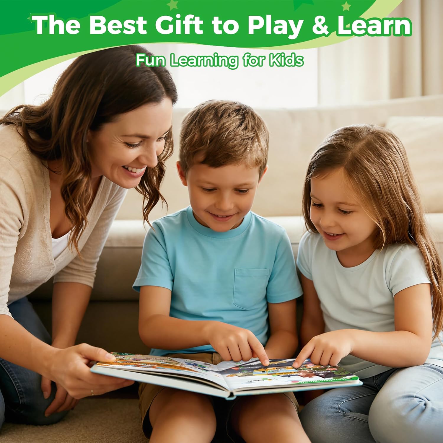 Baby vocabulary development sound book for early education