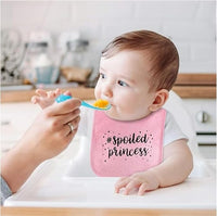 Baby Wearing Soft Cotton Terry Bib, Ideal for Feeding and Teething, Keeps Baby Dry