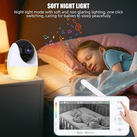 Baby camera system with parent display and two-way audio monitoring functionality