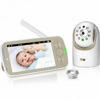 Baby monitor camera with dedicated parent display for real-time infant monitoring