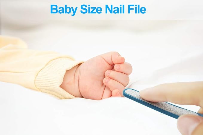Baby scissors and tweezers set for routine infant grooming and nail maintenance