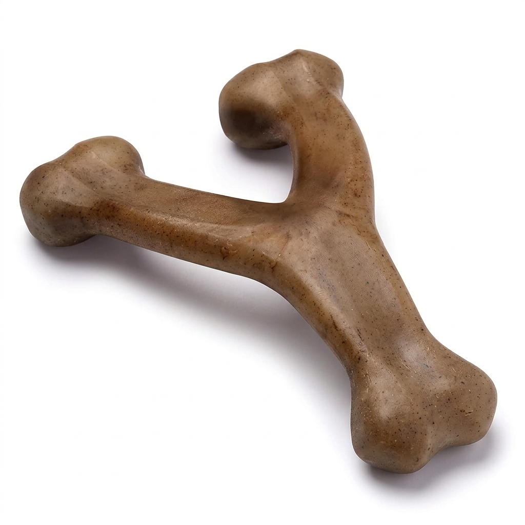 Bacon-style bone-shaped nylon dog play toy