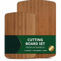 Bamboo serving board arranged with cheese, fruits, and snacks