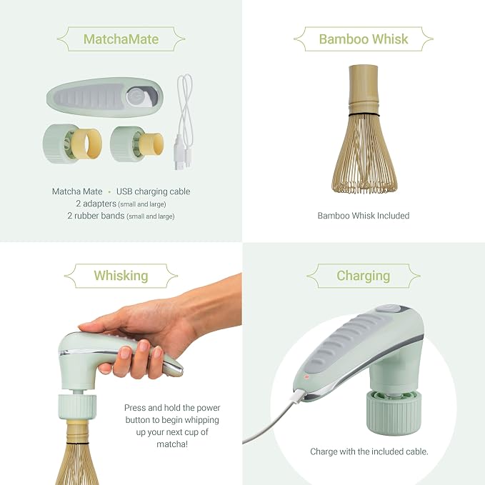 Bamboo inspired electric whisk tool