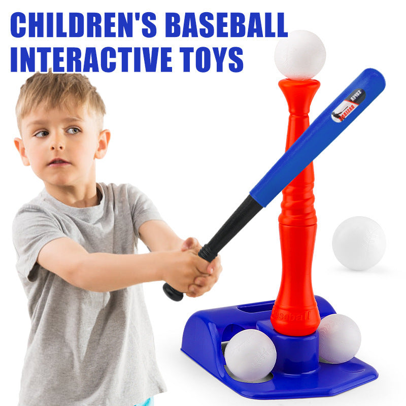 Baseball practice toy for kids outdoor play
