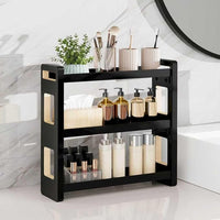 Bathroom countertop organizer for vanity and everyday essentials