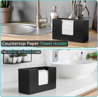 Bathroom hand towel dispenser for guest and family use