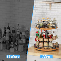  Rotating storage rack for bathroom and home essentials