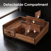 Bathroom vanity organizer for grooming products and fragrance bottles