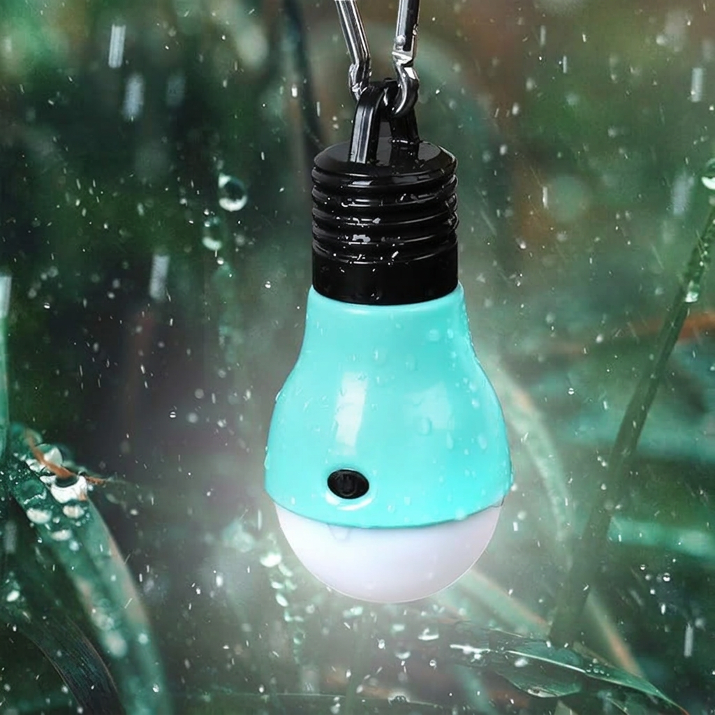Battery powered camping light with AAA batteries included for outdoor adventures