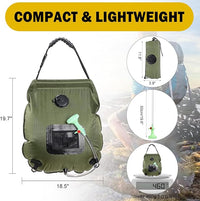 Portable shower for beach swimming and outdoor activities