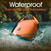 Roll-top bag for beach trips, travel, and water-based activities