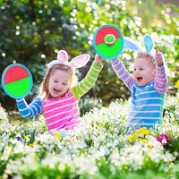 Beach yard catch game for kids fun