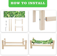 bearded dragon tank accessory hammock for comfortable sleep