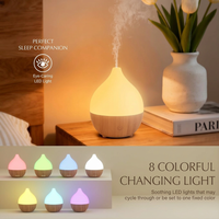 Compact diffuser for bedroom and living spaces