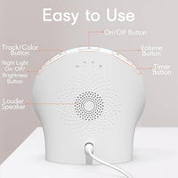 Bedside Sound Machine With Timer And Memory Function