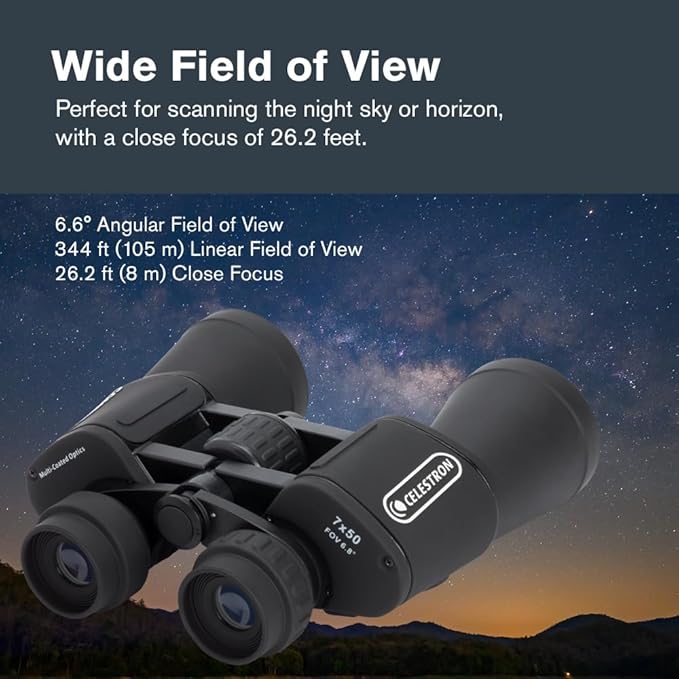 Binoculars for night sky and constellation viewing