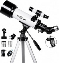 Beginner astronomy telescope with AZ mount for moon viewing