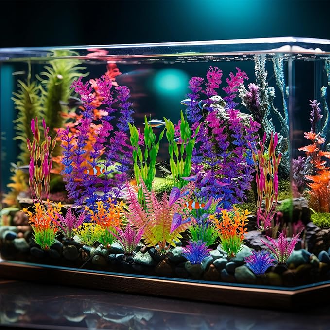 Artificial Aquarium Plants for Betta Fish Tank Decoration